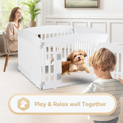 Dog Playpen Secure Foldable Fence