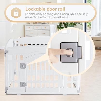 Dog Playpen Secure Foldable Fence